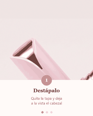 Los tres pasos para usar el depilador